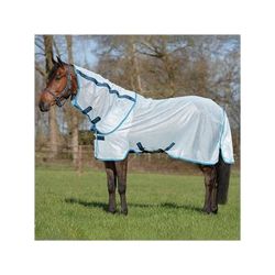 Amigo Pony Bug Rug Fly Sheet - 60 - Azure Blue/ Navy & Electric Blue - Smartpak