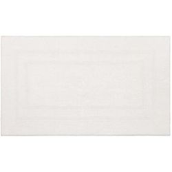 Wide Width Cotton Reversible Bath Rug by Mohawk Home in White (Size 21" W 34" L)