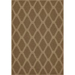 Prism Area Rug by Mohawk Home in Praline Tan (Size 5' X 7')
