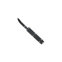 CobraTec Knives Dominator OTF Knife 2.25in Small D2 Steel Black SCTDOMBLK