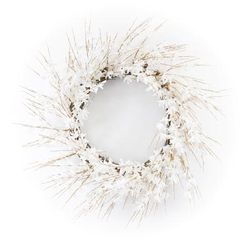 Blossom Floral Wreath 25"D by Melrose in White