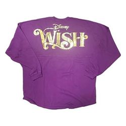 Disney Tops | Disney Cruise Line Disney Wish Inaugural Make A Wish Spirit Jersey L | Color: Red | Size: L