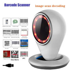 Scanner di codici a barre 2D omnidirezionale Desktop Automatic Sense 1D 2D QR code Data Matrix