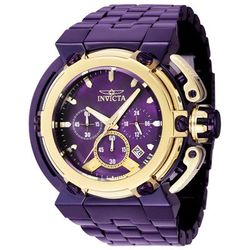 Open Box Invicta Coalition Forces X-Wing Men's Watch w/ Mother of Pearl Dial - 46mm Purple (AIC-40114)