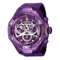 Open Box Invicta Mammoth Swiss Ronda Z60 FE Caliber Men's Watch - 54mm Purple (AIC-40786)