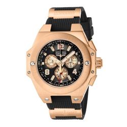 Open Box Chase Durer Conquest Swiss Ronda 5040.F Caliber Men's Watch - 48mm Black Rose Gold (AIC-CDW-0024)