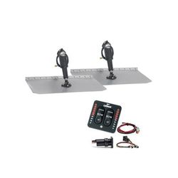 Lenco Marine x 12" Standard Trim Tab Kit w/LED Integrated Switch Kit 12V 12" 15109-103