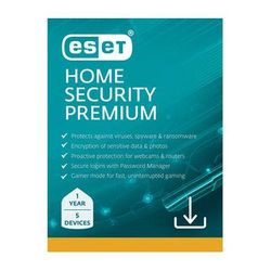 ESET Home Security Premium 1-Year Subscription (5-Devices, Download) RTL-EHSP-N1-5-1-XLS