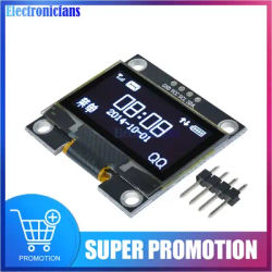 1.3 Inch 1.3" White OLED LCD 4PIN Display Module IIC I2C Interface 128x64 for Arduino