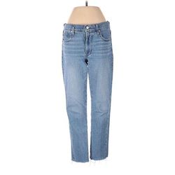 Madewell Jeans - Mid/Reg Rise: Blue Bottoms - Women's Size 27