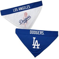 Pets First MLB National League Reversible Bandana for Dogs, Large/X-Large, Los Angeles Dodgers
