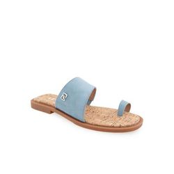 Women's Carder Sandal by Aerosoles in Blue Faux Suede (Size 7 M)