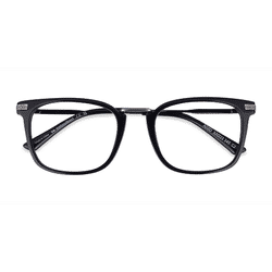 Male s square Black Acetate,Metal Prescription eyeglasses - Eyebuydirect s Adzo