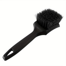TEMU Car Tire Rim Brush Wheel Cleaning Brushes Car Wheels Detailing Cleaning Accessories Black White Tire Car Washing Tool