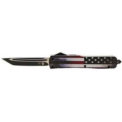 Templar Knife Gen II Slim US Flag OTF Knife 3.5in Tanto Black M-US-23-1