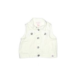 Limited Too Denim Vest: Ivory Jackets & Outerwear - Kids Girl's Size 6X