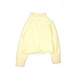 Athleta Fleece Jacket: Ivory Jackets & Outerwear - Kids Girl's Size 16