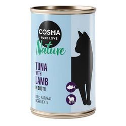 6x140g Tuna Lamb Cosma Nature Wet Cat Food