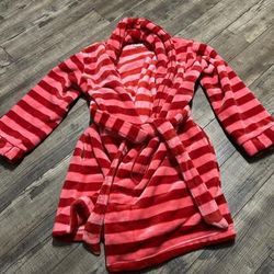 Kate Spade Intimates & Sleepwear | Kate Spade Striped Red And Pink Bath Robe Xs To Small | Color: Pink/Red | Size: M