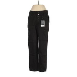 Mac and Me Jeans - High Rise: Black Bottoms - Women's Size 4