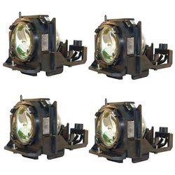 Genuine AL™ Lamp & Housing 4 Pack for the Panasonic PTDW10000U Projector - 90 Day Warranty