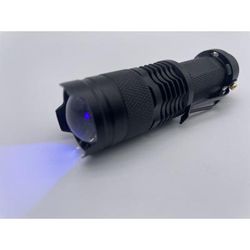 Black Light LED UV Mini Portable Flashlight - 395nm Stain Detector - Illuminate Urine, Pet Stains, & More!
