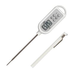 CDN DTW450 Digital Waterproof Thermometer w/ 4 1/2" Stem, -40 to 450Â°F, Stainless Steel