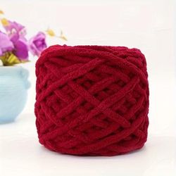 1pc Super Thick Yarn Chucky Blanket Velvet Iceland Puffy Yarn For Knitting Crochet Scarf Soft Cheap Chenille Wool Purse Doll 100g/pc