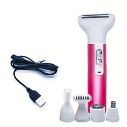 Body Hair Removal Epilator 5 In 1 Hair Bikini Hair Leg Hair Pubic Hair Electric Razor Clipper Shaver Trimmer Women Epilators