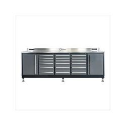 Dragonfire Tools 18-Drawer 9-Foot 4-1/4-Inch Heavy Duty Garage Workbench with Leveling Feet