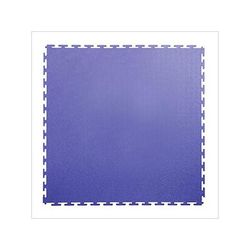 Lock-Tile 7mm Blue PVC Smooth Tile (50 Pack)