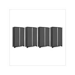 NewAge Garage Cabinets 4 x BOLD Series 48-Inch Grey Locker