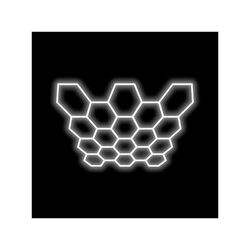 HexGlow Large 18 Hex LED Lighting Kit (15.61’ x 13.53’)