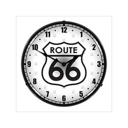 Collectable Sign and Clock Route 66 Backlit Wall Clock