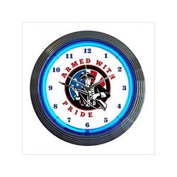 Neonetics 15-Inch Armed with Pride Neon Clock