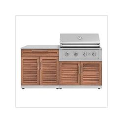 NewAge Outdoor Kitchens Grove 4-Piece Outdoor Kitchen Set with 36-Inch Liquid Propane Performance Grill