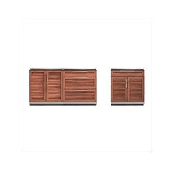 NewAge Outdoor Kitchens Grove 3-Piece Outdoor Kitchen Set (No Countertop)