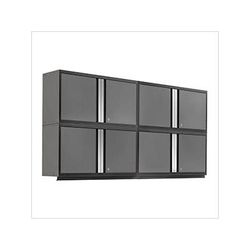 NewAge Garage Cabinets PRO Series Grey 42-Inch Wall Cabinet (4 Pack)