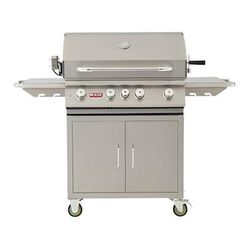Bull Outdoor Products Angus 30-Inch 4-Burner 75K BTUs Freestanding Grill with Rotisserie (Natural Gas)