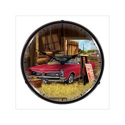 Collectable Sign and Clock Hidden Treasure GTO Backlit Wall Clock