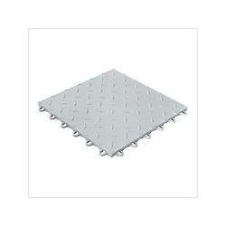 Swisstrax Diamondtrax Home 1ft x 1ft Pearl Silver Garage Floor Tile (Pack of 10)