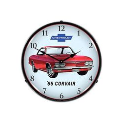 Collectable Sign & Clock 1965 Corvair Backlit Wall Clock