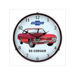 Collectable Sign and Clock 1965 Corvair Backlit Wall Clock