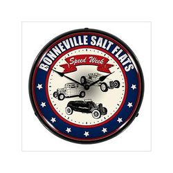 Collectable Sign and Clock Bonneville Salt Flats Backlit Wall Clock
