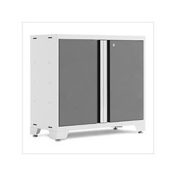NewAge Garage Cabinets BOLD Series Platinum 36 in. 2-Door Base Cabinet