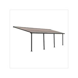 Palram-Canopia Olympia 10' X 30' Patio Cover (Grey / Bronze)