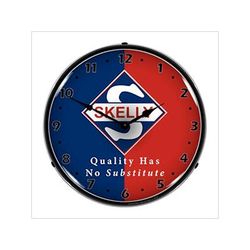 Collectable Sign and Clock Skelly Quality Has No Substitute Backlit Wall Clock