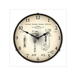 Collectable Sign and Clock 1925 Evinrude Outboard Motor Patent Blueprint Backlit Wall Clock