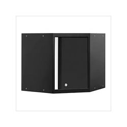 NewAge Garage Cabinets PRO Series Black Corner Cabinet