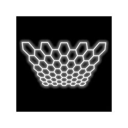 HexGlow Small 50 Hex LED Lighting Kit (23.87’ x 16.53')